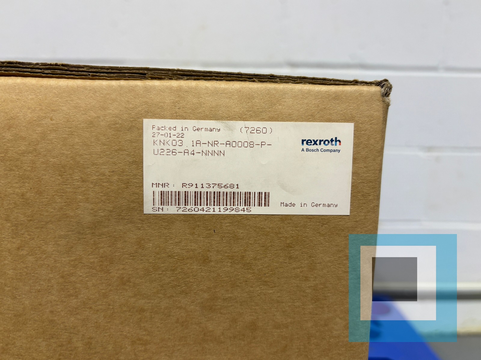 Rexroth Indramat KNK03.1A-NR-A0008-P-U226-A4-NNNN Servo Drive R911375681 – NEW