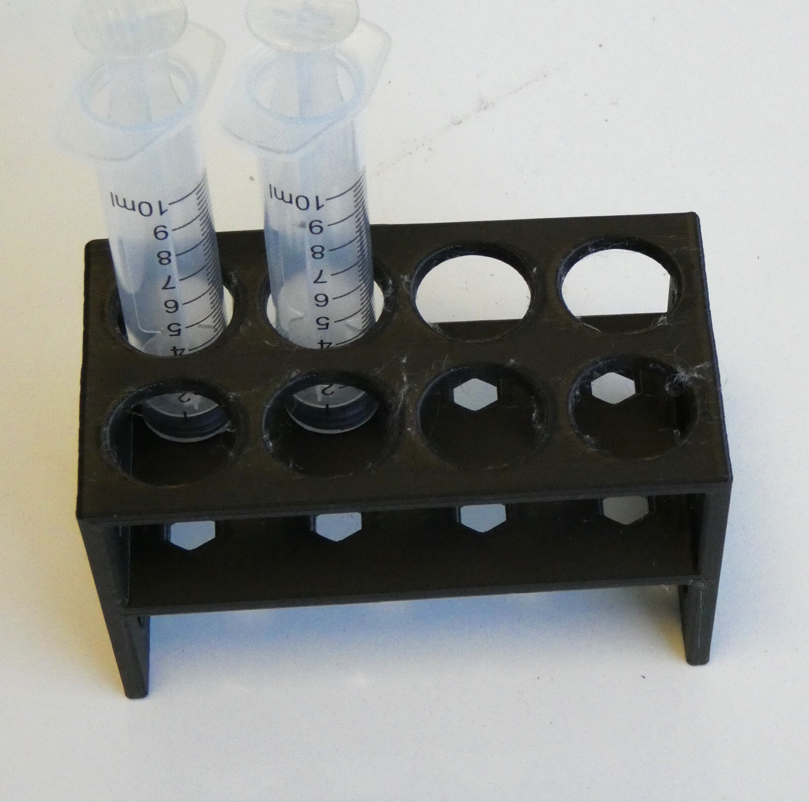 Syringe Rack Stand Rest Holder 1ml 2ml 5ml 10ml 20ml 50ml 100ml 150ml Plastic