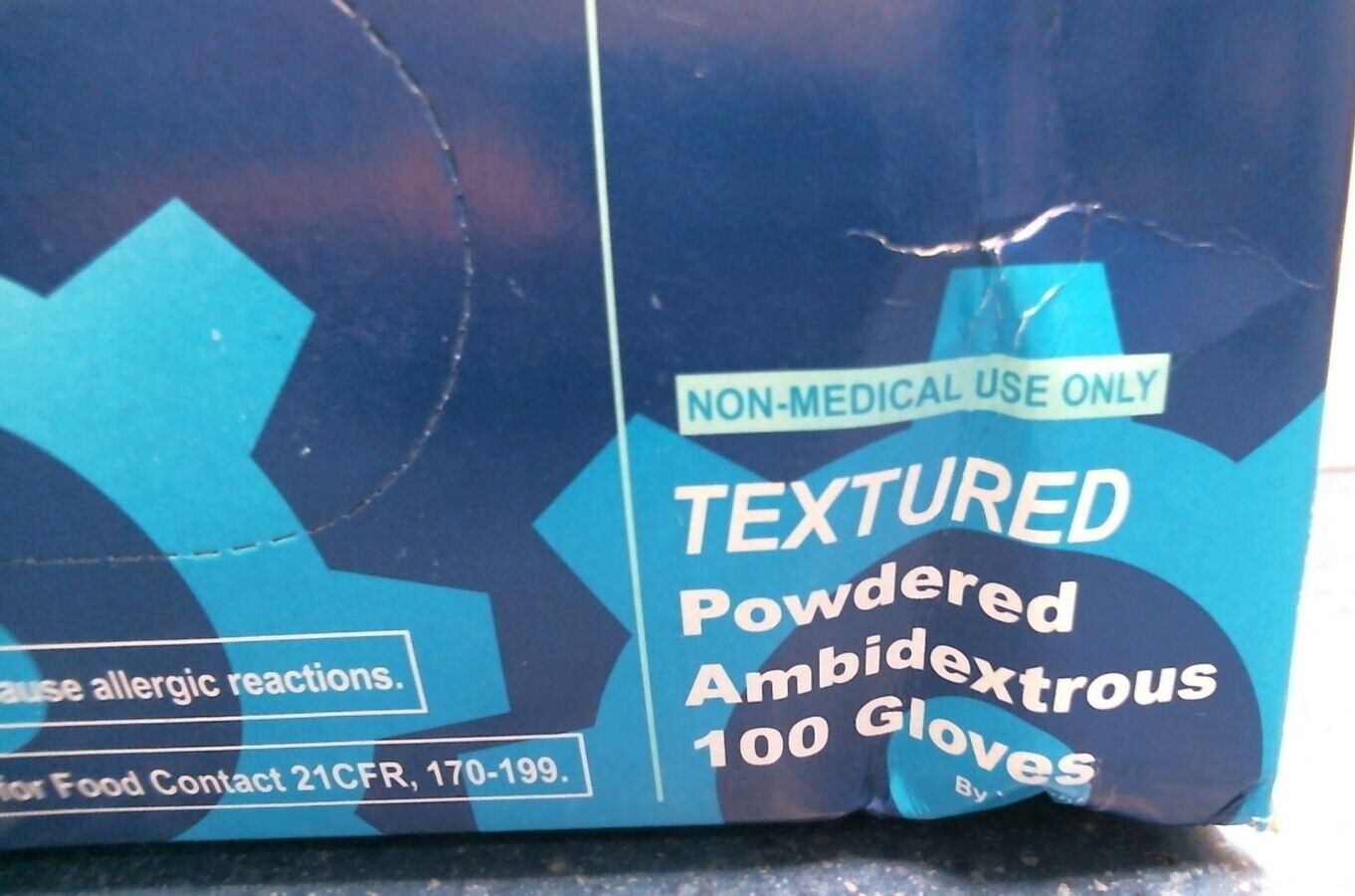Gloveworks Large Industrial Latex Textured Powdered Ambidextrous 100 pk (70153)