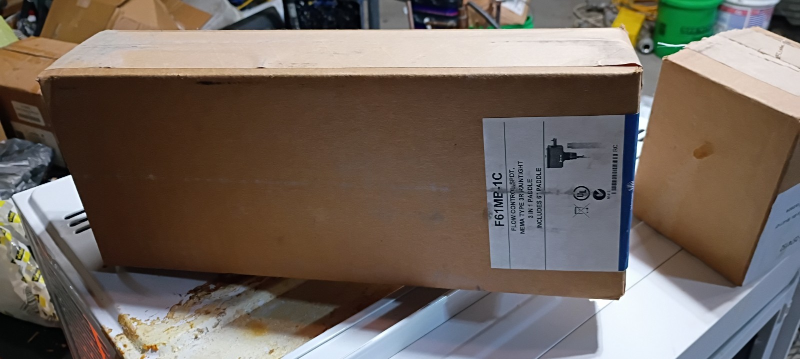 Johnson Controls F61MB-1C Flow Control Switch SPDT 3-in-1 Paddle w/ 6 in