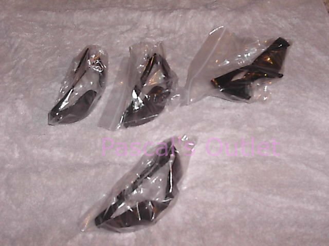 4 pack Tinted Safety Goggles (Dark grey smoke lens) Crews or Bulldog or Cordova