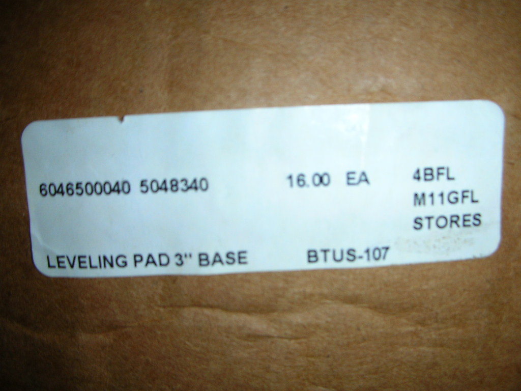 IEC Swivel Leveling Mount 3″ Dia 3/4-10 Stud x 7-5/8 L 7200# Rated Gold-Zinc USA