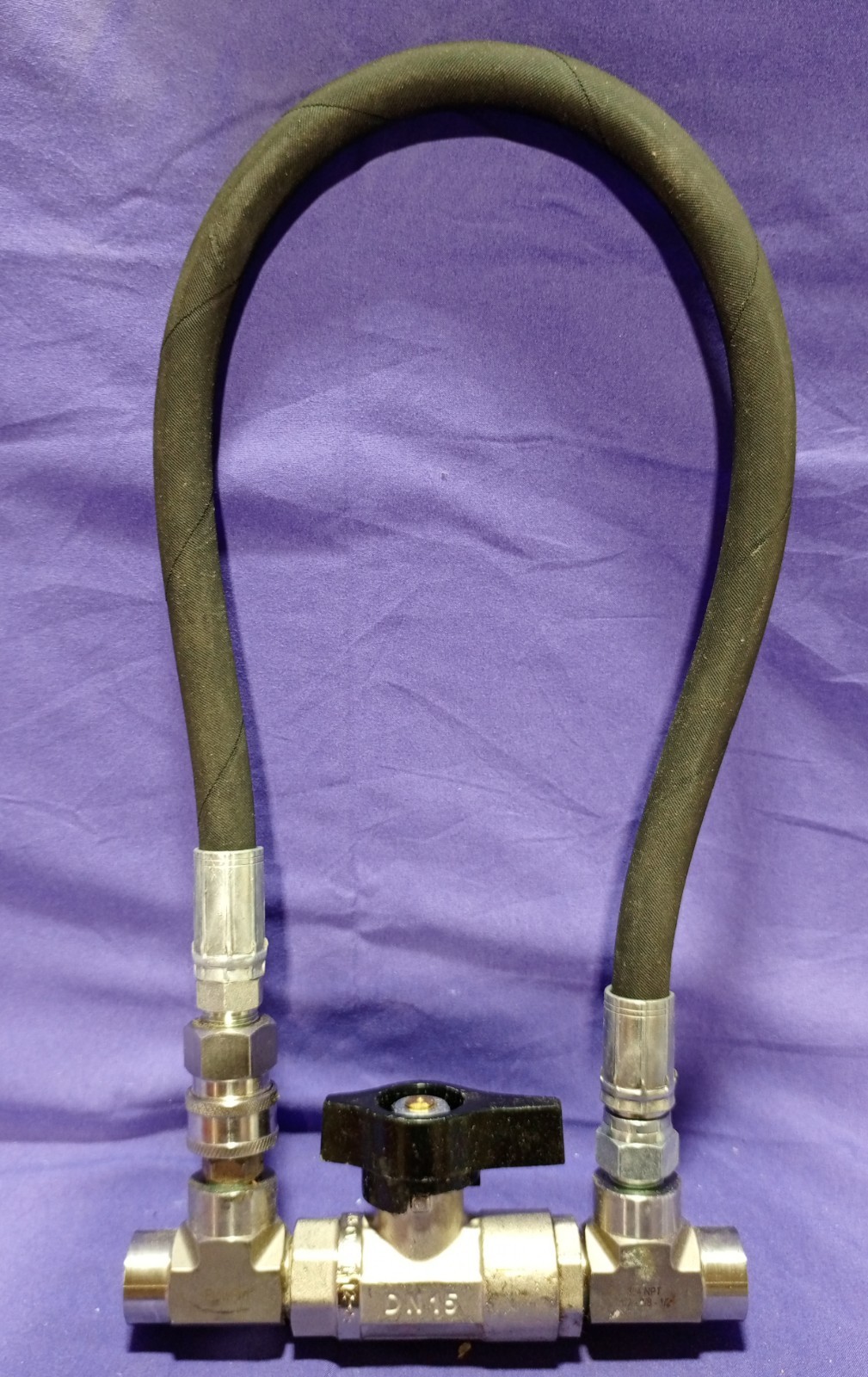 Stainless Steel High Pressure Hydraulic Bypass Loop Manifold Assembly 1/2″ Ball