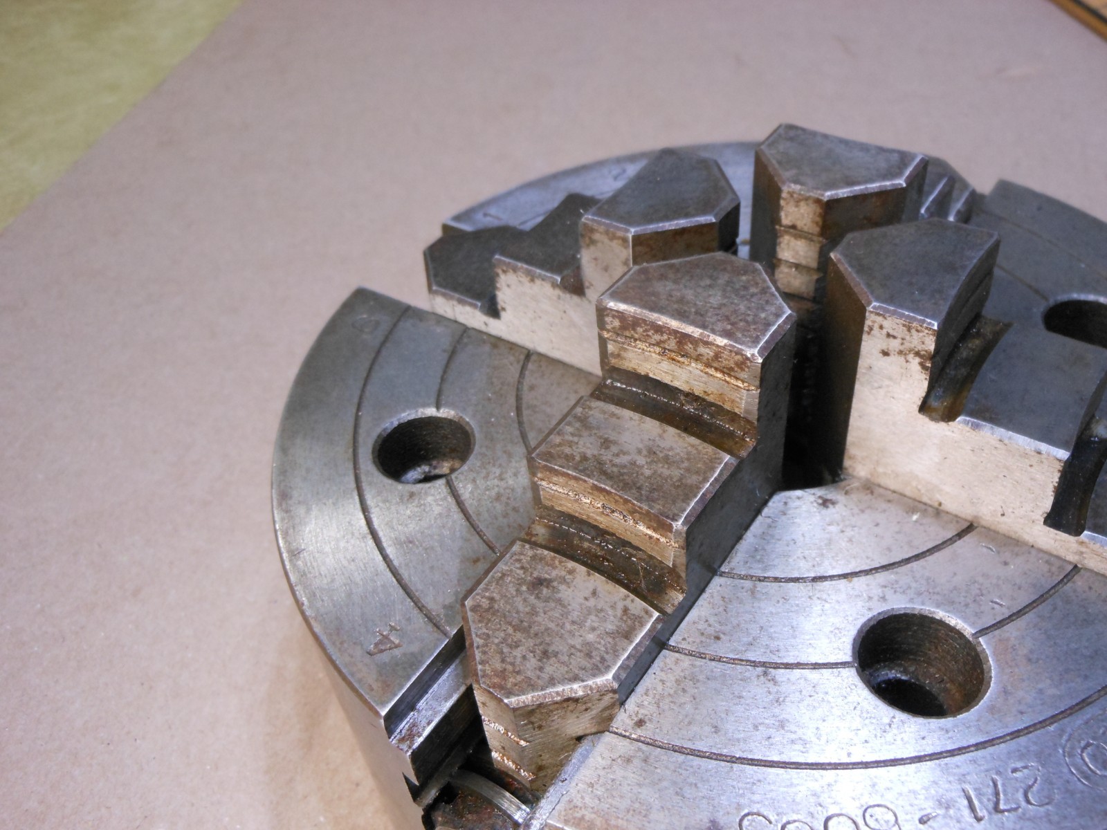 6″ Enco Lathe Chuck 4 Jaw Plain Back 271-6005 2773