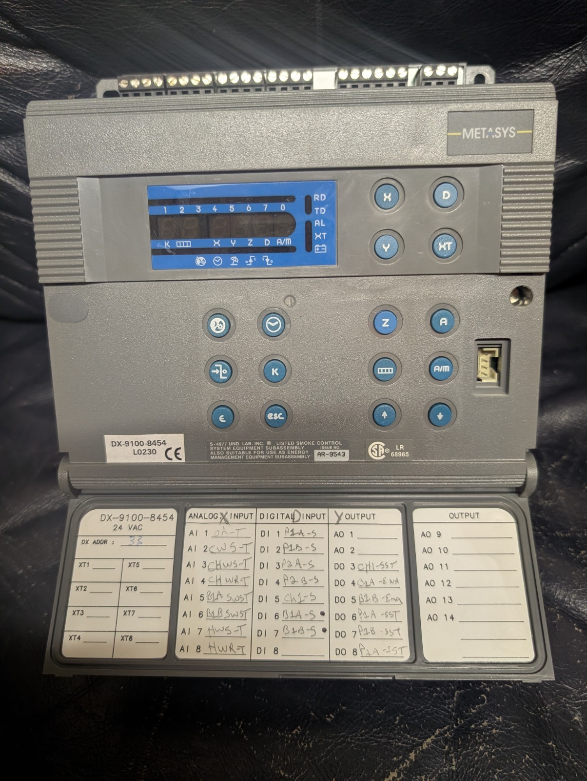 USED JOHNSON CONTROLS METASYS DX-9100-8454