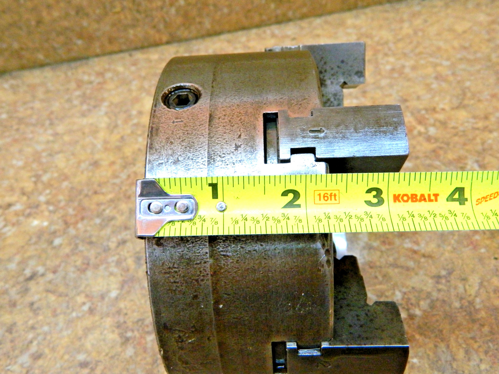 BUCK LATHE CHUCK 3662 6 JAW ADJUST TRU 6″ SOLID JAWS