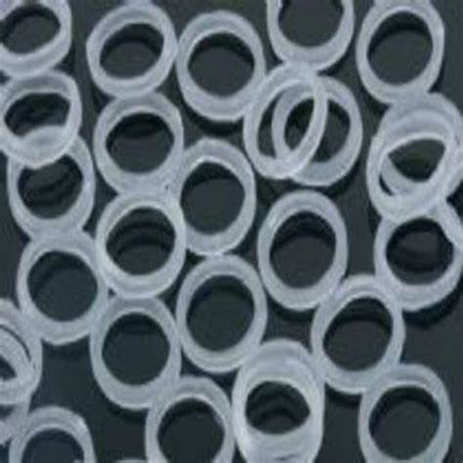 100 Pcs Dental Orthodontic Intraoral Elastic Latex Rubber Band Clear FDA