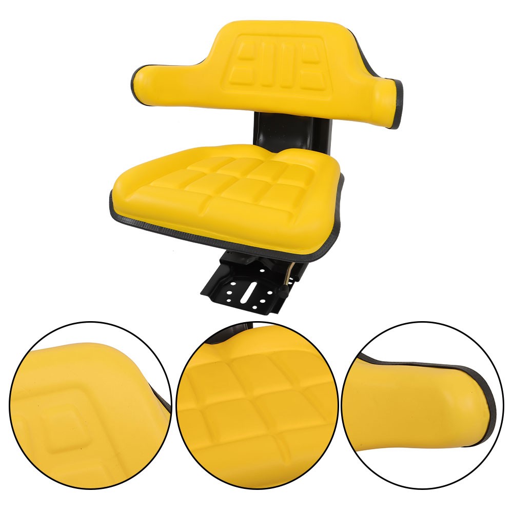 YELLOW SUSPENSION TRACTOR Seat FOR JOHN DEERE 1020 1530 2020 2030 2040 2155 5210