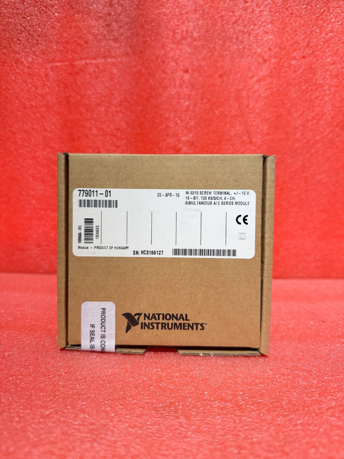 National Instruments NI 9215 4Ch 16-Bit Analog Input Module Compact DAQ