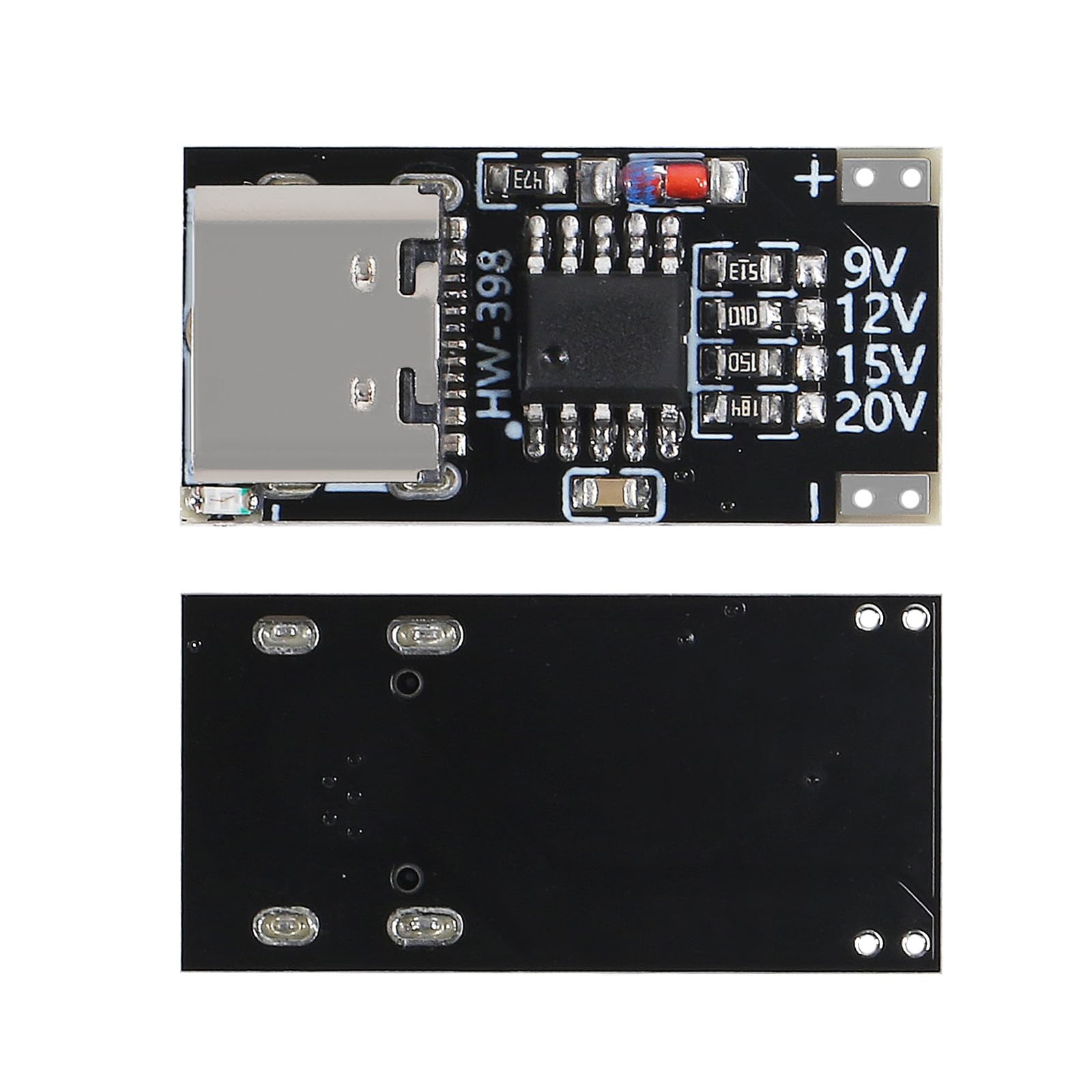 5 pcs USB-C PD Trigger Board PD/QC Fast Charger Module Supports 9V 12V 15V 20V