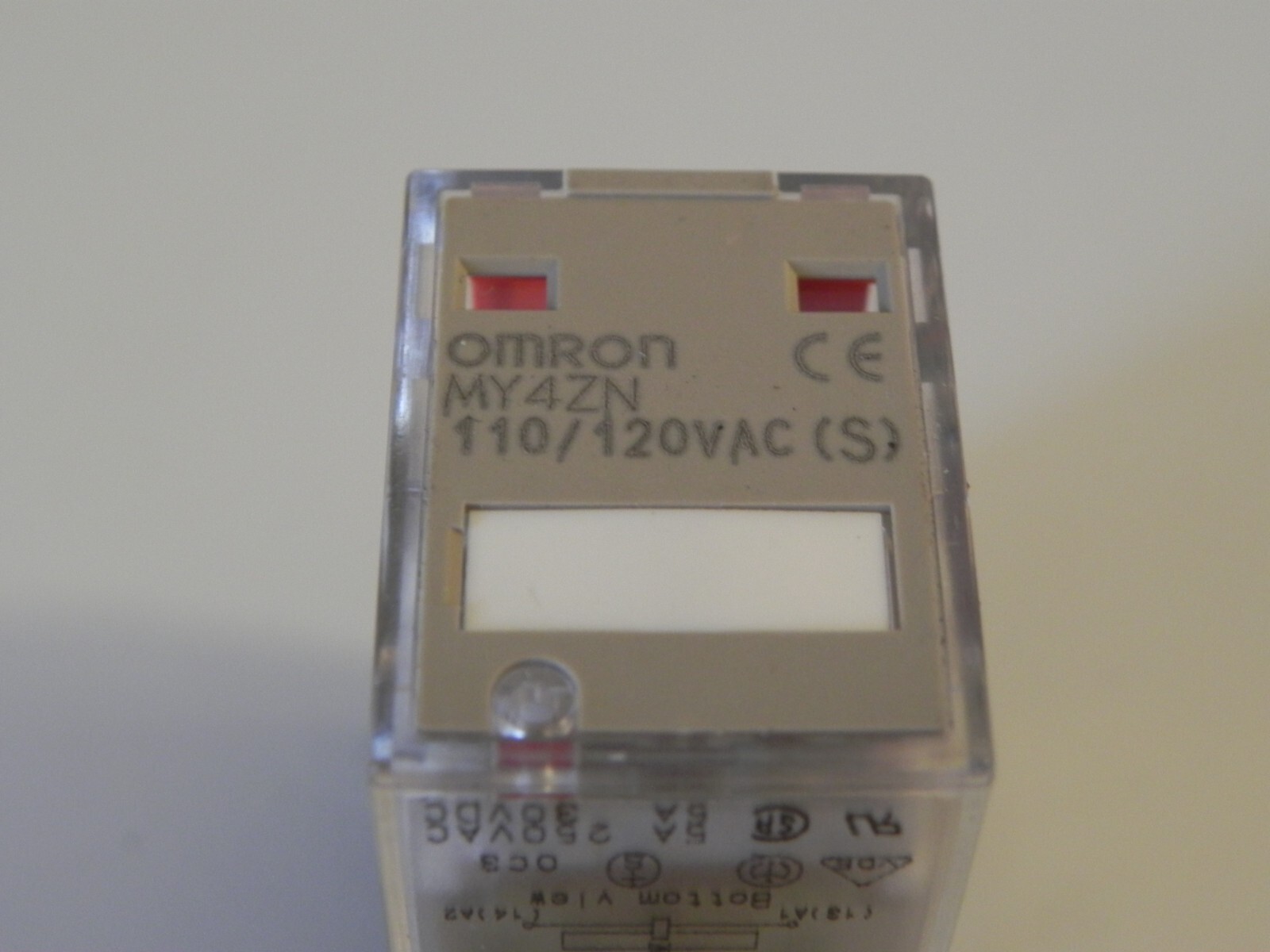 Omron CE MY4ZN 110/120 VAC (S) General Purpose Relay, 14 Pin Square (NEW)