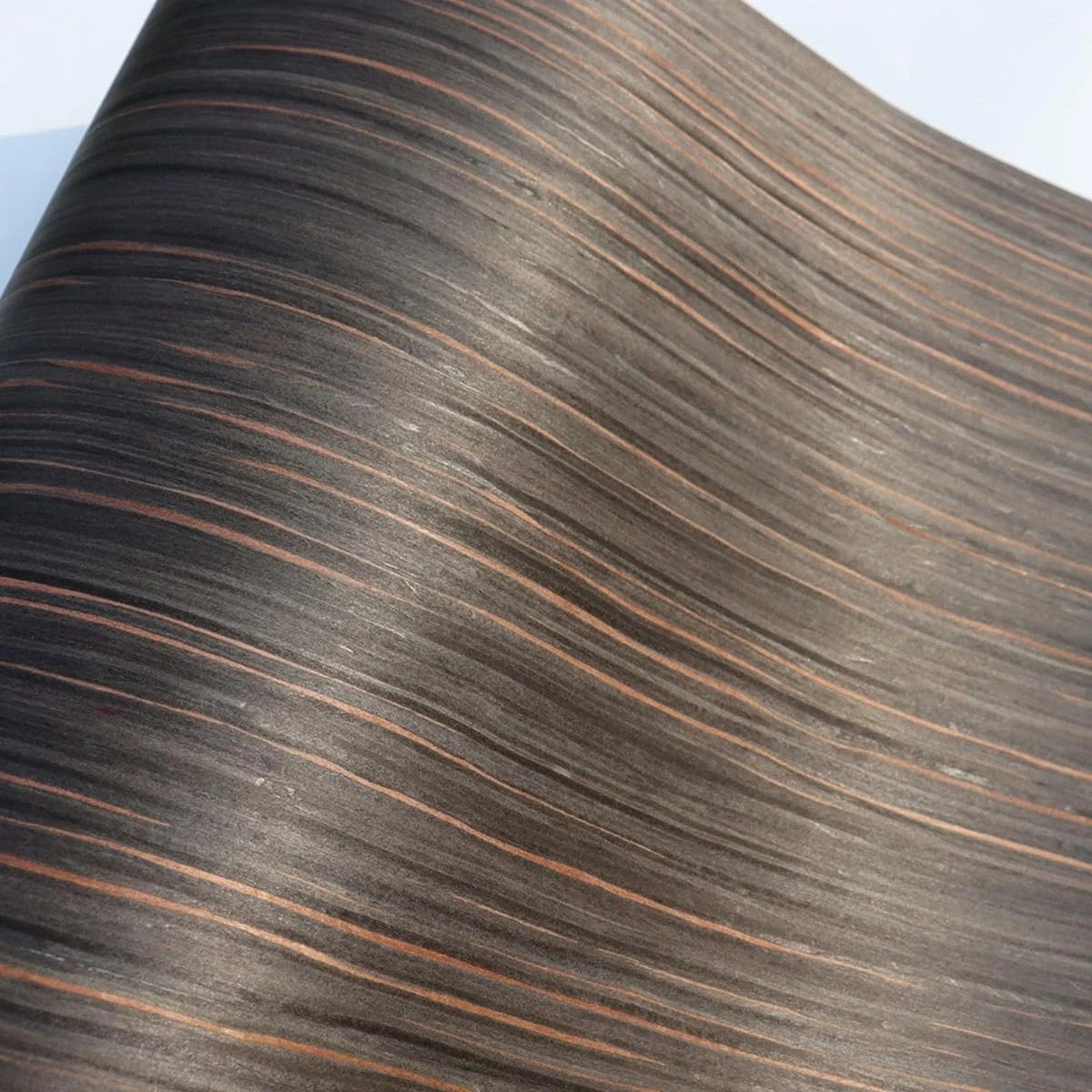 Natural Black Ebony Wood Veneer, Straight Grain | 23″ x 98″ Sheet | Ideal for…