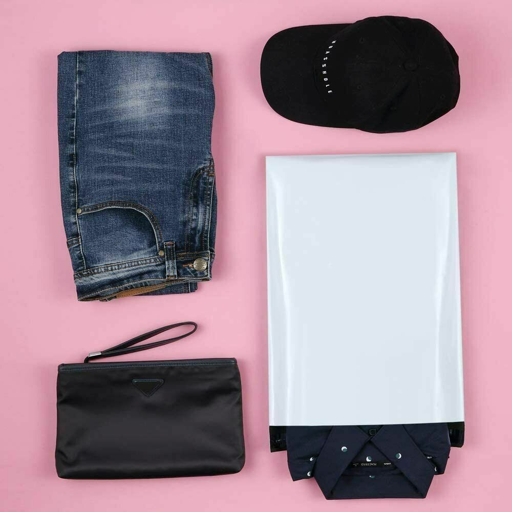 100PCS Poly Mailer Muti-color 10×13″ Self-adhesive Plastic Shipping Mailing Bags