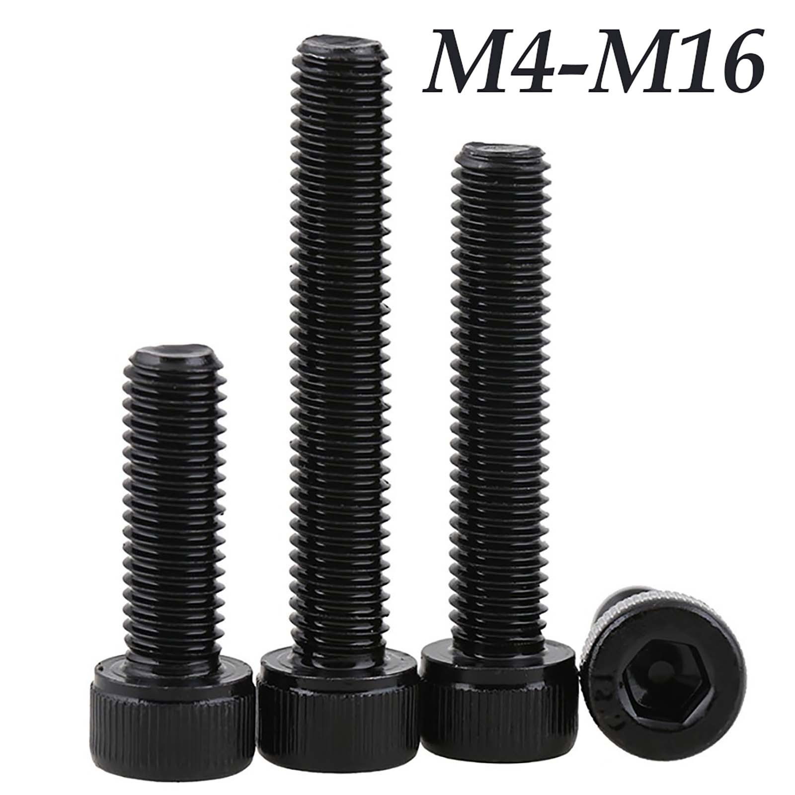 M4 M5 M6 M8 M10 M12 M16 Left-hand Thread Socket Head Cap Screws Bolts Grade 12.9