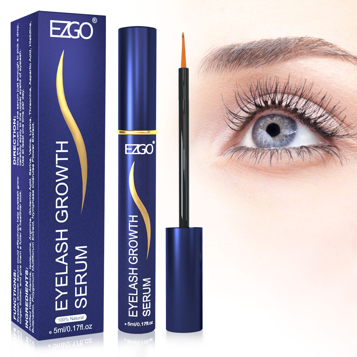 Eyebrow Growth Serum Eyelash Rapid Extension Thicker Long Lash Enhancer Mascara