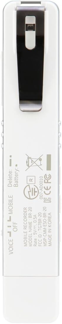 PR200 Bluetooth Cell Phone Call Recording Device, iPhone Android Mobile Recorder