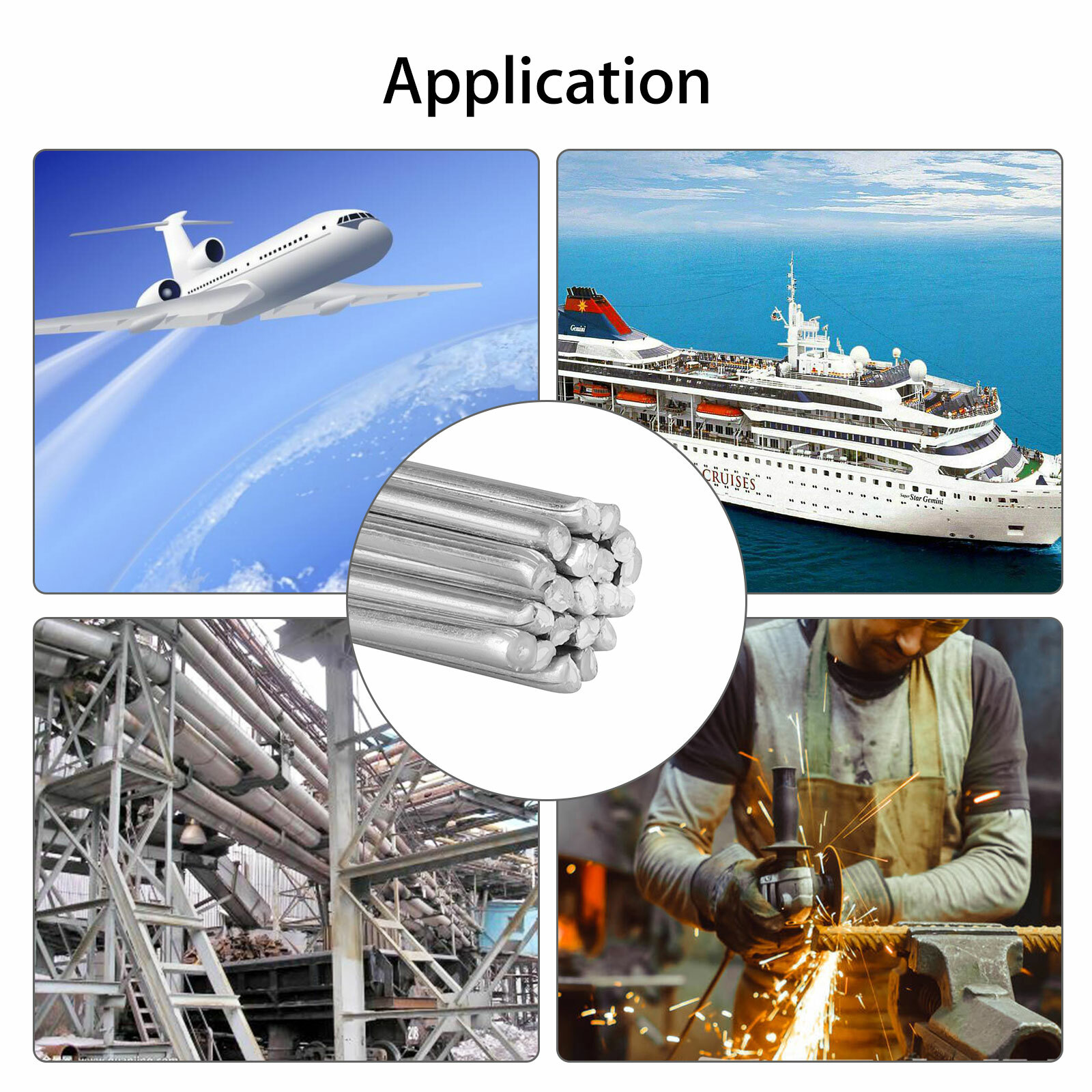Solution Welding Flux-Cored Rods- 20/40pcs Free shipping 1.6*500mm Wire Brazing