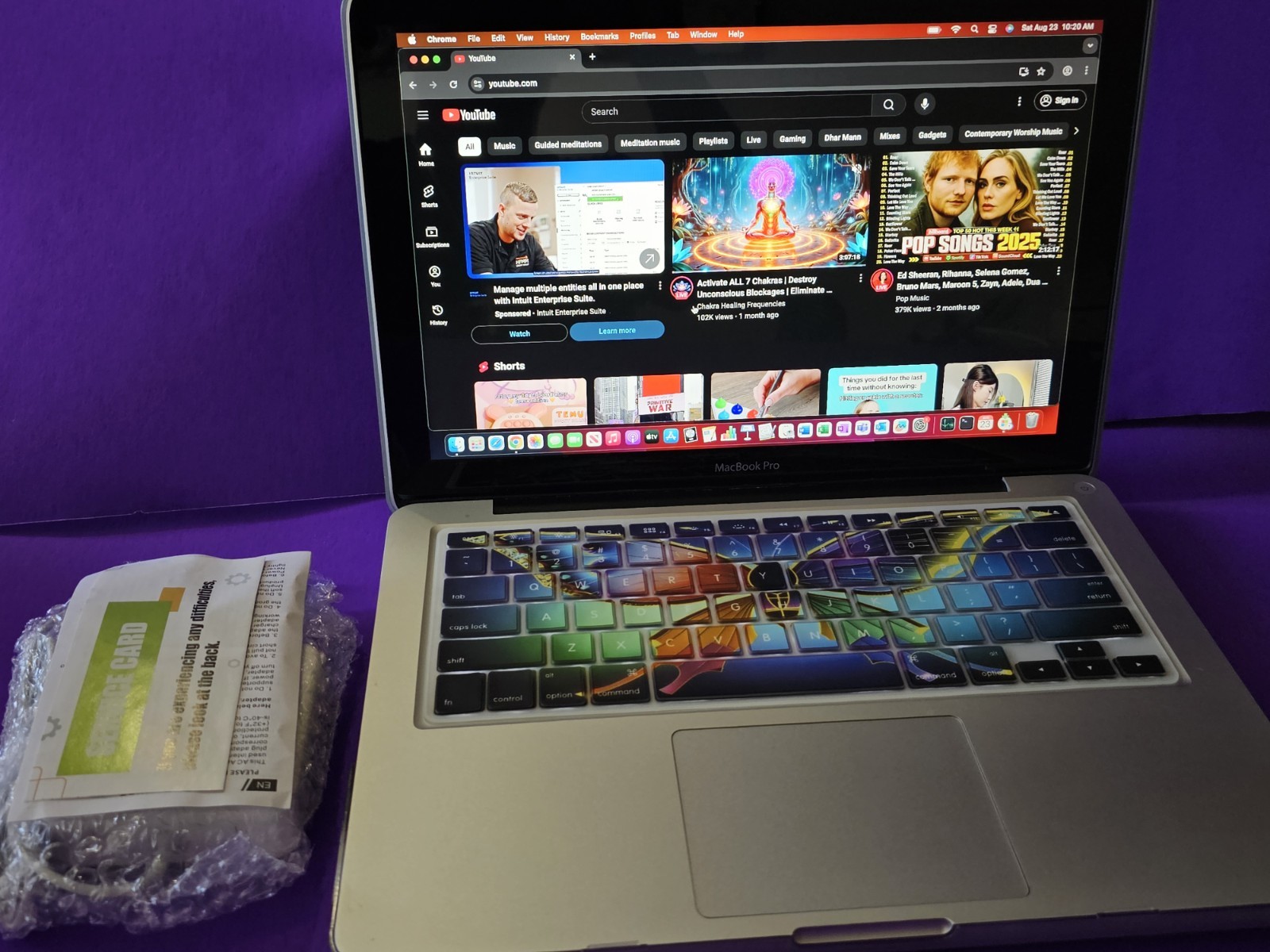 macbook pro 2012 13 inch Core i5 SSD 500GB Logic Pro installed for DJs, Office