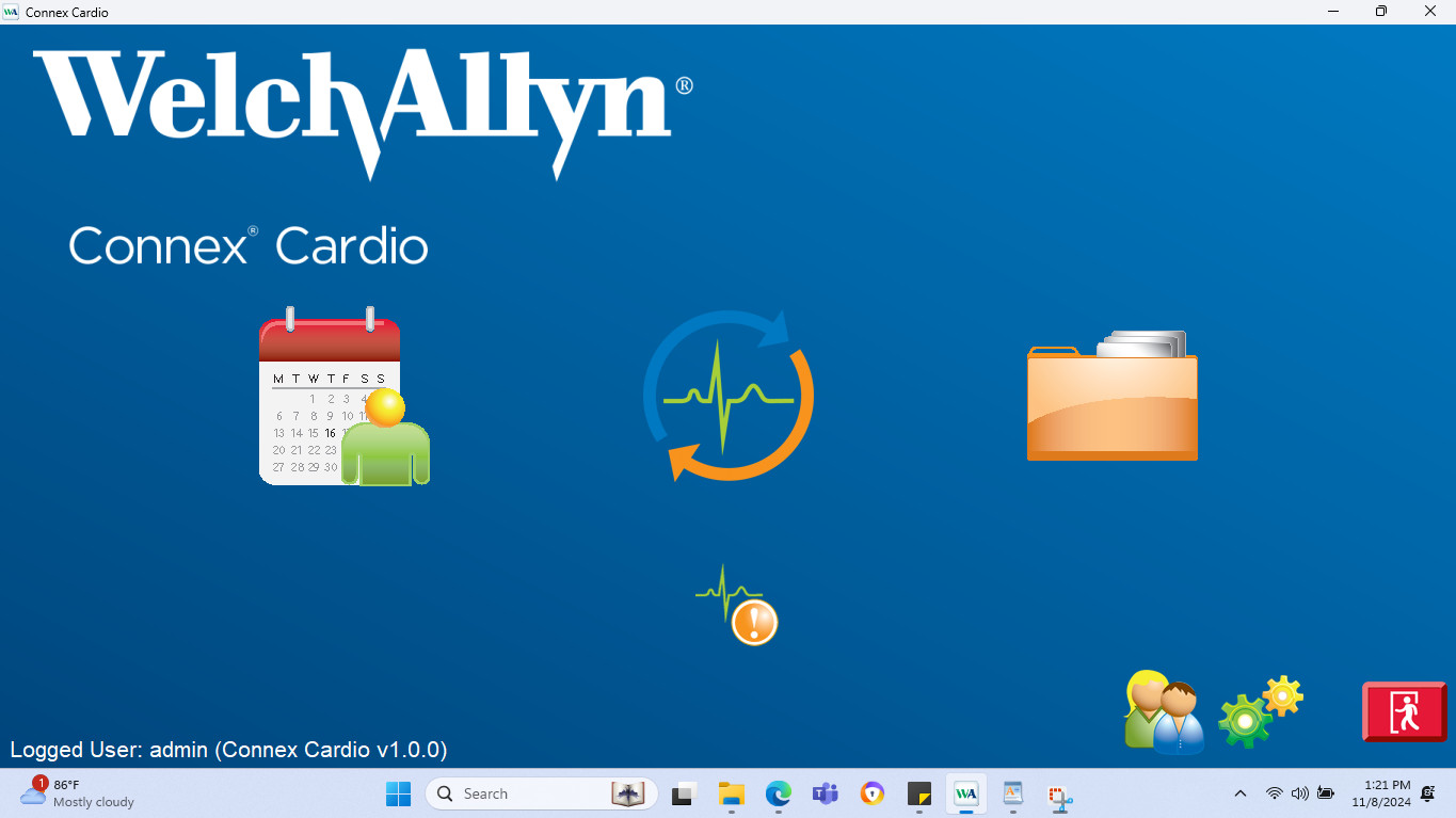 Welch Allyn Diagnostic Cardiology Suite PC ECG with Laptop/ Cadio Connex ECG