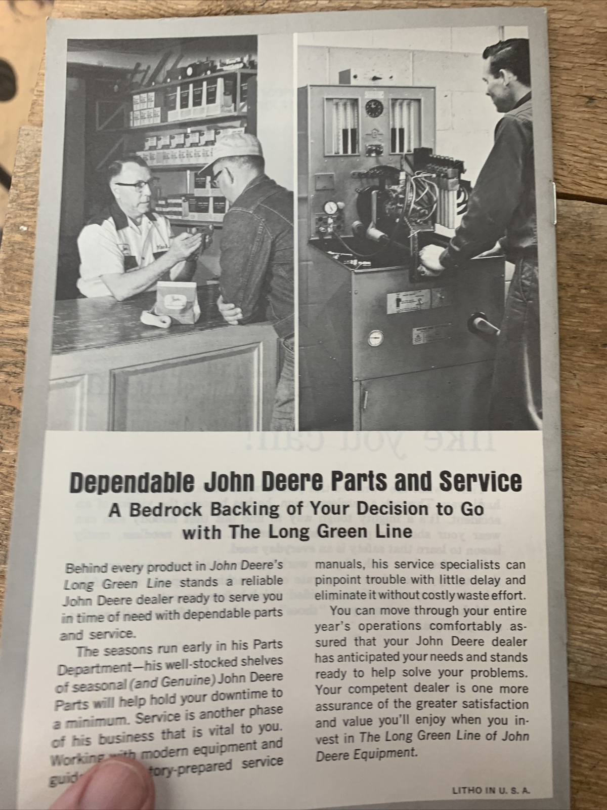 John Deere 1275 Wagon Operator’s Manual OM-W17891 NOS