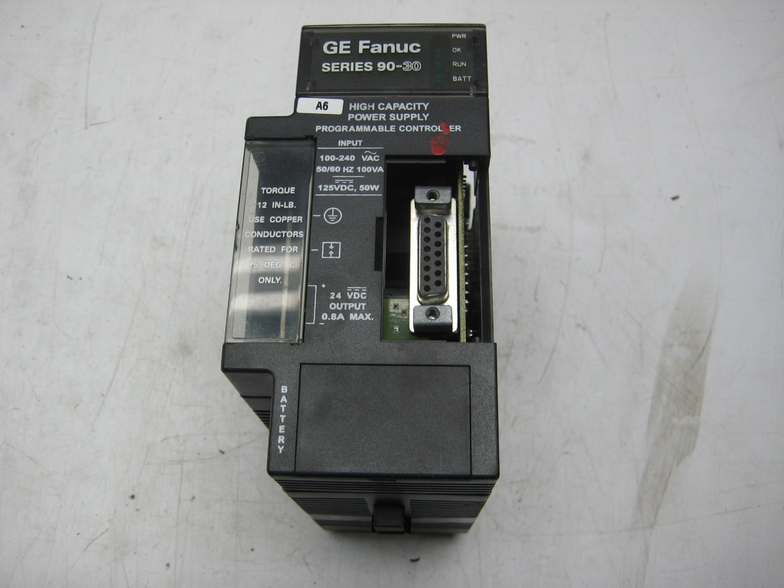 GE FANUC IC693PWR330G POWER SUPPLY (AS PICTURED) UNMP