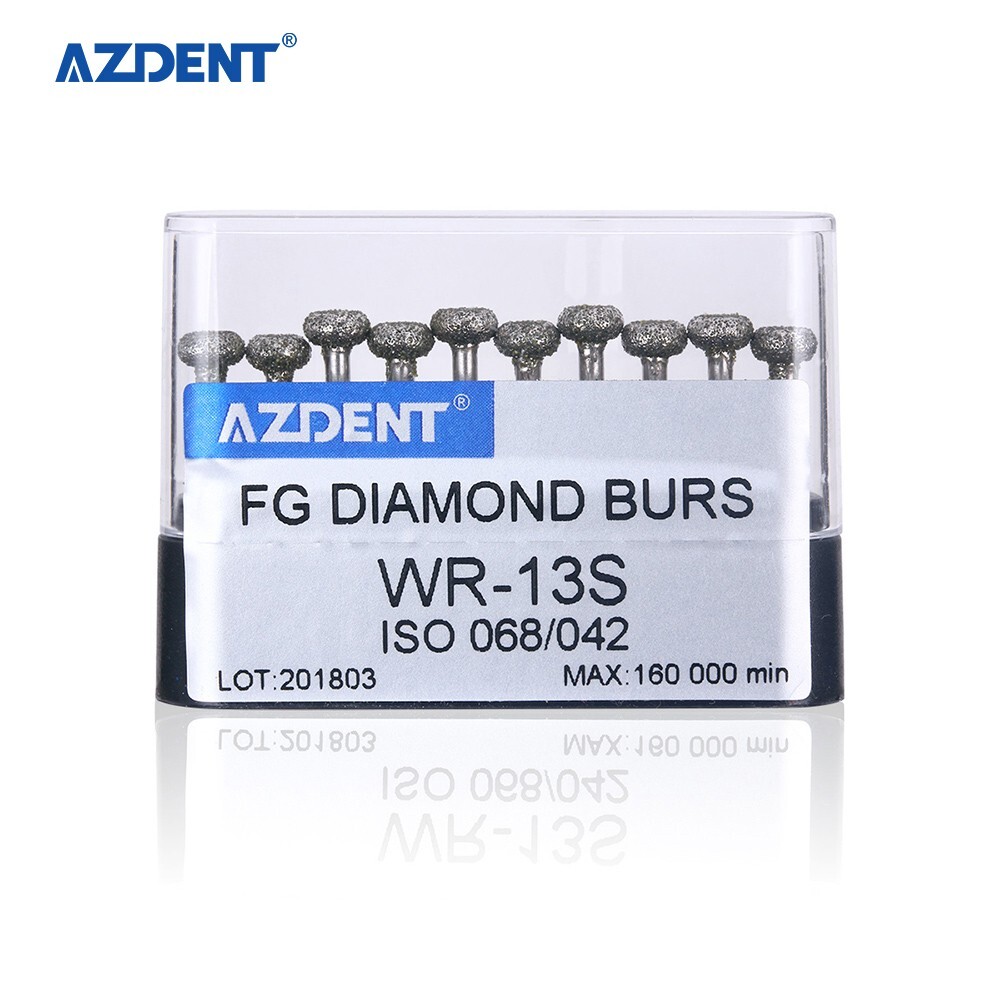 10 pcs Dental High Speed Diamond Burs Circular wheel Super Coarse Diamond Drills