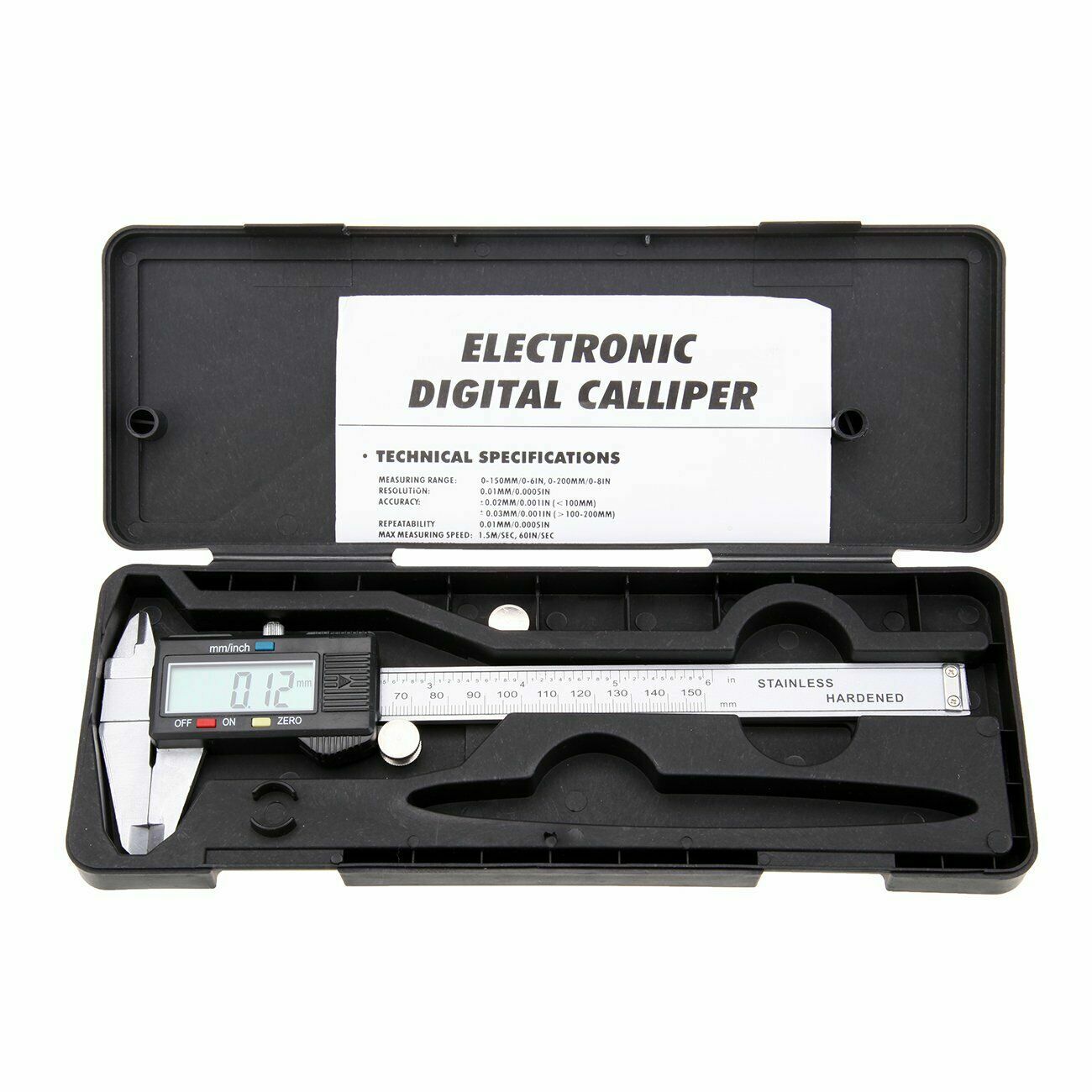 Stainless Steel Digital Caliper Vernier Micrometer Electronic Ruler Gauge Meter