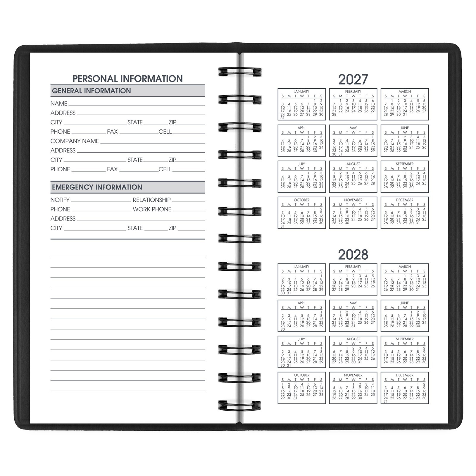 2026 At-A-Glance 70-035-05 Weekly Pocket Planner, 2-1/2 x 4-1/2″
