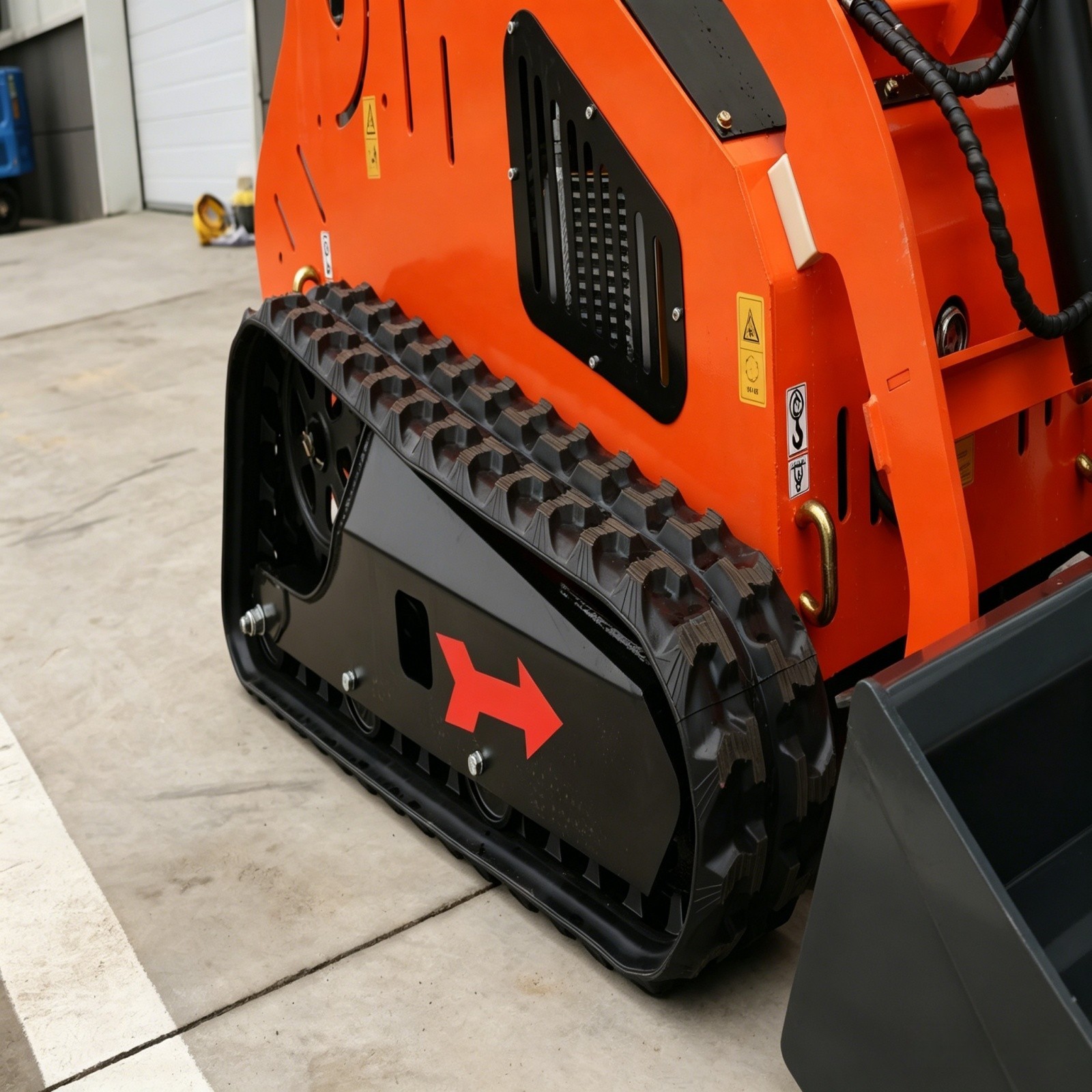 15HP Mini Skid Steer Loader Gasoline Crawler Hydraulic EPA Free Shipping USA