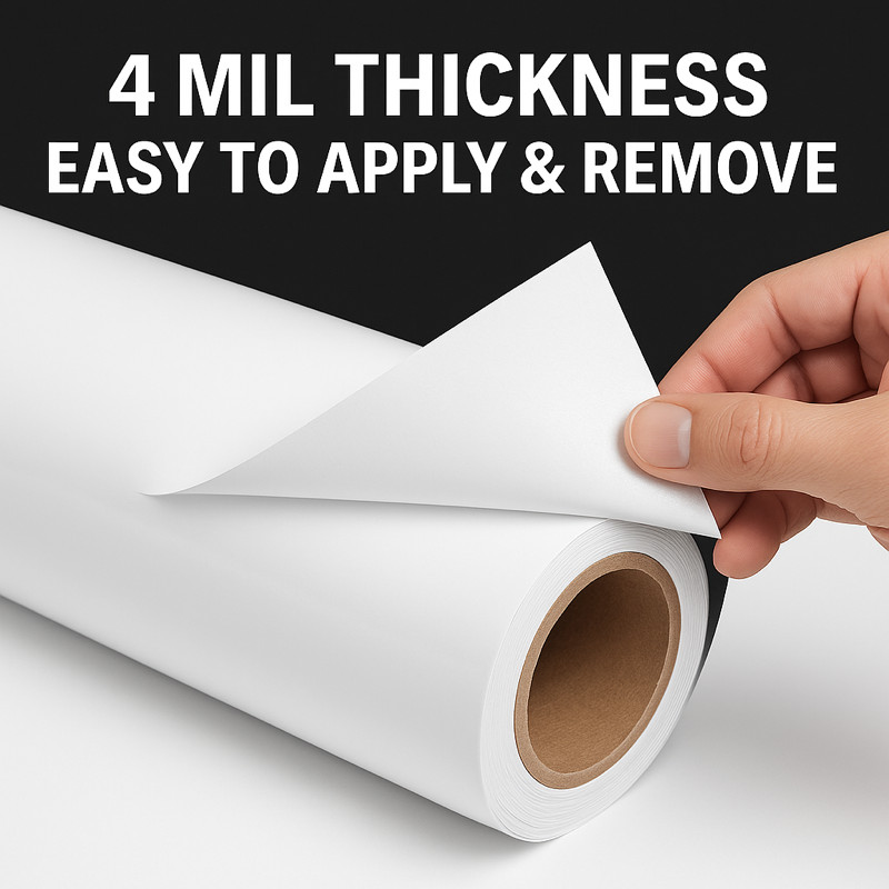 54″x150′ Glossy Removable Self-adhesive Printing Wall Decal Sticker Vinyl