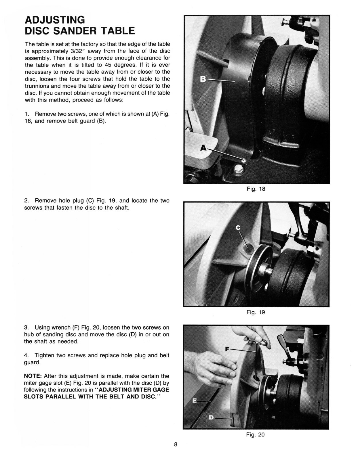 Delta 6″ Belt 12″ Disc Sander Model 31-730 Instruction & Parts List Manual #1591