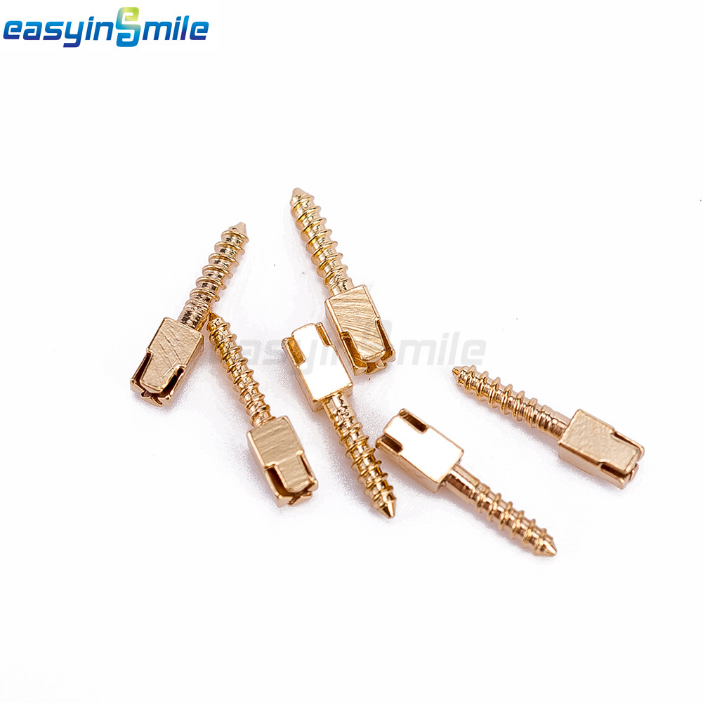 Endo Screw Posts Dental Conical Screw Post Kit Assorted 120pc&2Key Easyinsmile