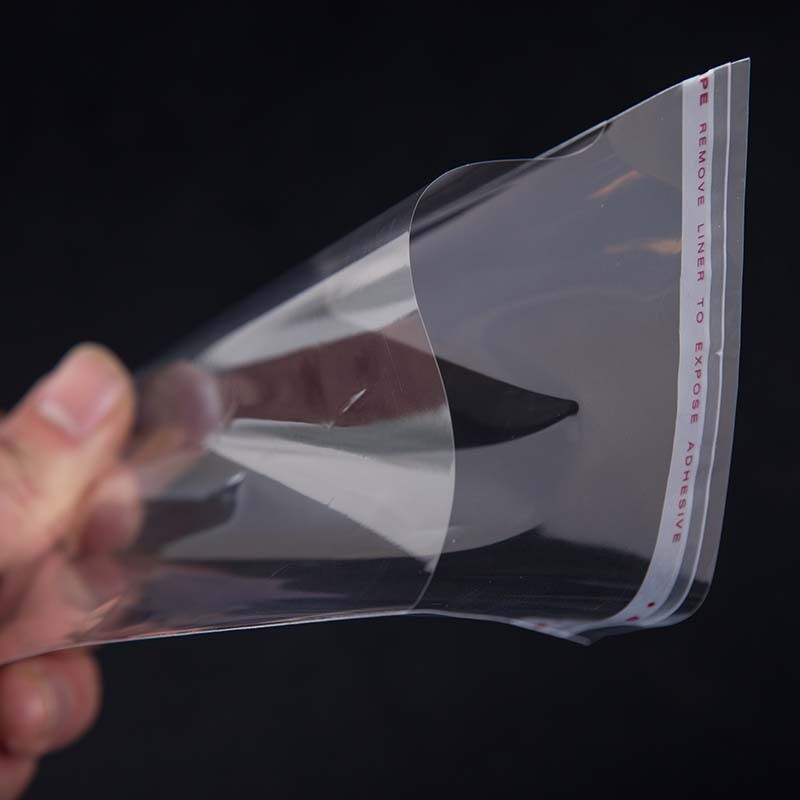 PP Film Foil Bags Self Adhesive High Gloss Bags Poly Bags Clear Transparent
