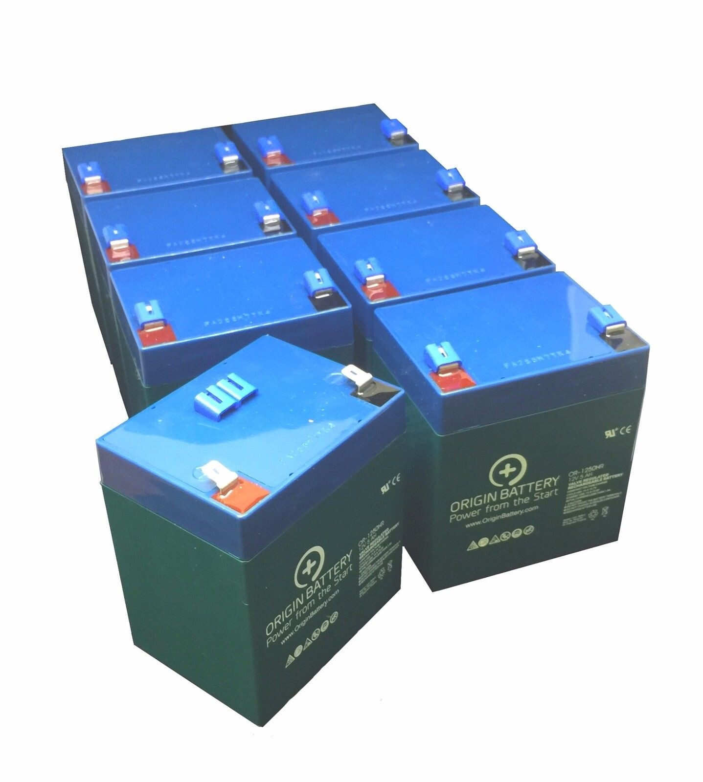 APC SMT2200RM2U Battery Replacement Kit 8 Pack 12V 5AH High Rate UPS Series