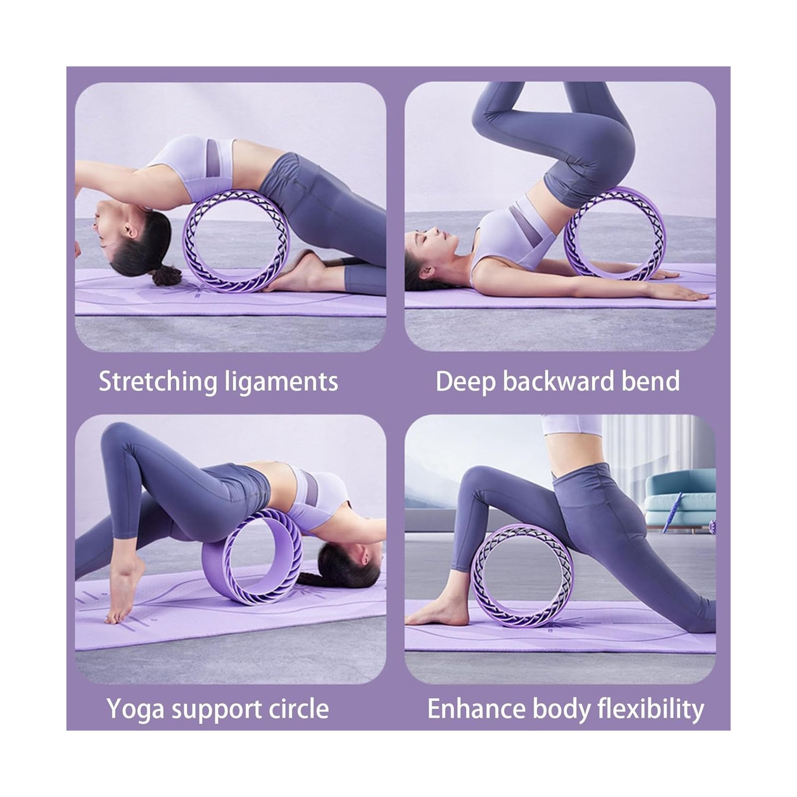 Curve magic wheel：Fit Prop Foam Padded Back Stretcher Wheel with Center S