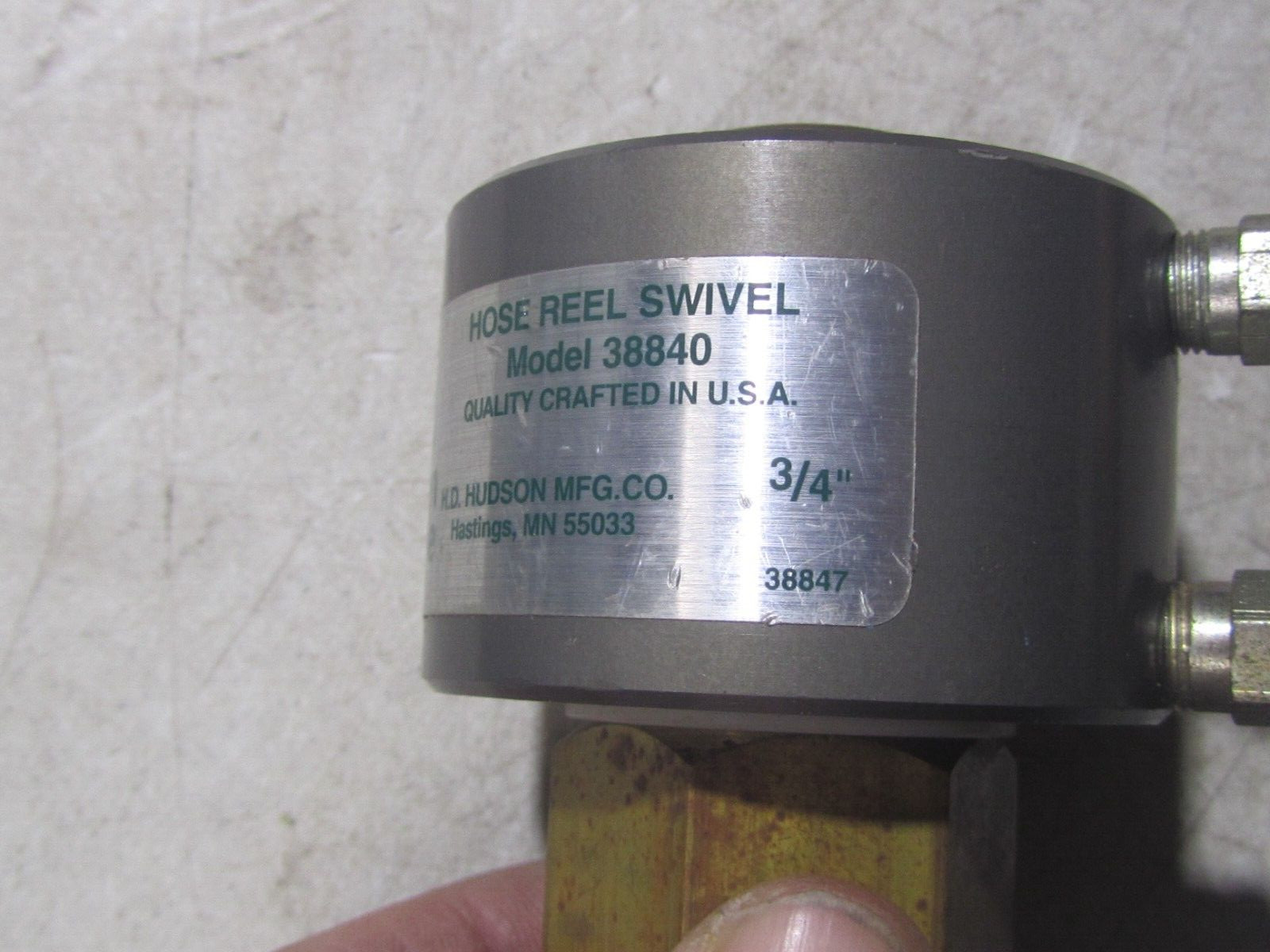 NEW GREEN GARDE 90-degree 3/4″ Heavy Duty Hose Reel Swivel Assembly 38840