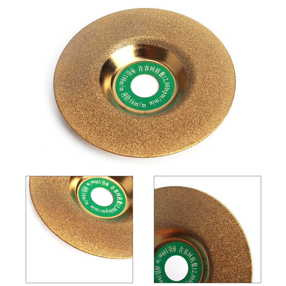 4 Inch Diamond Coated Grinding Disc Wheel For Carbide Stone Glass Angle Grinder