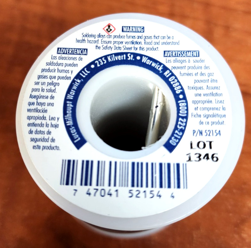 Qty 4 Silvabrite Lead Free Solder Roll 1 lb. 1/8″ 97/3 Plumbing – Lucas Milhaupt