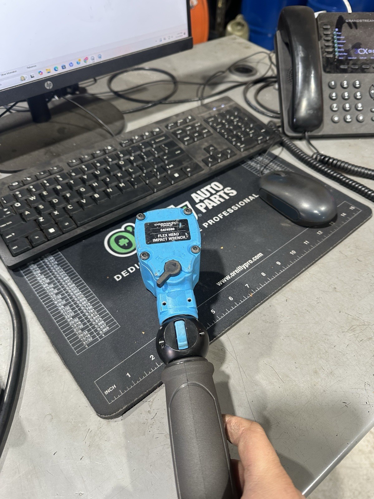 Cornwell Tools CAT4580 BluePOWER Flex Head Impact Wrench MPN CAT4580