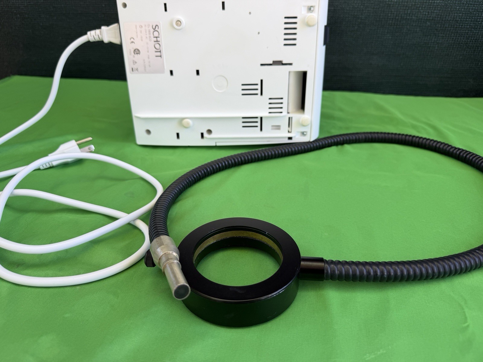Zeiss CL 1500 ECO Fiber Optic Cold Light Source with Slit-Ring Illuminator