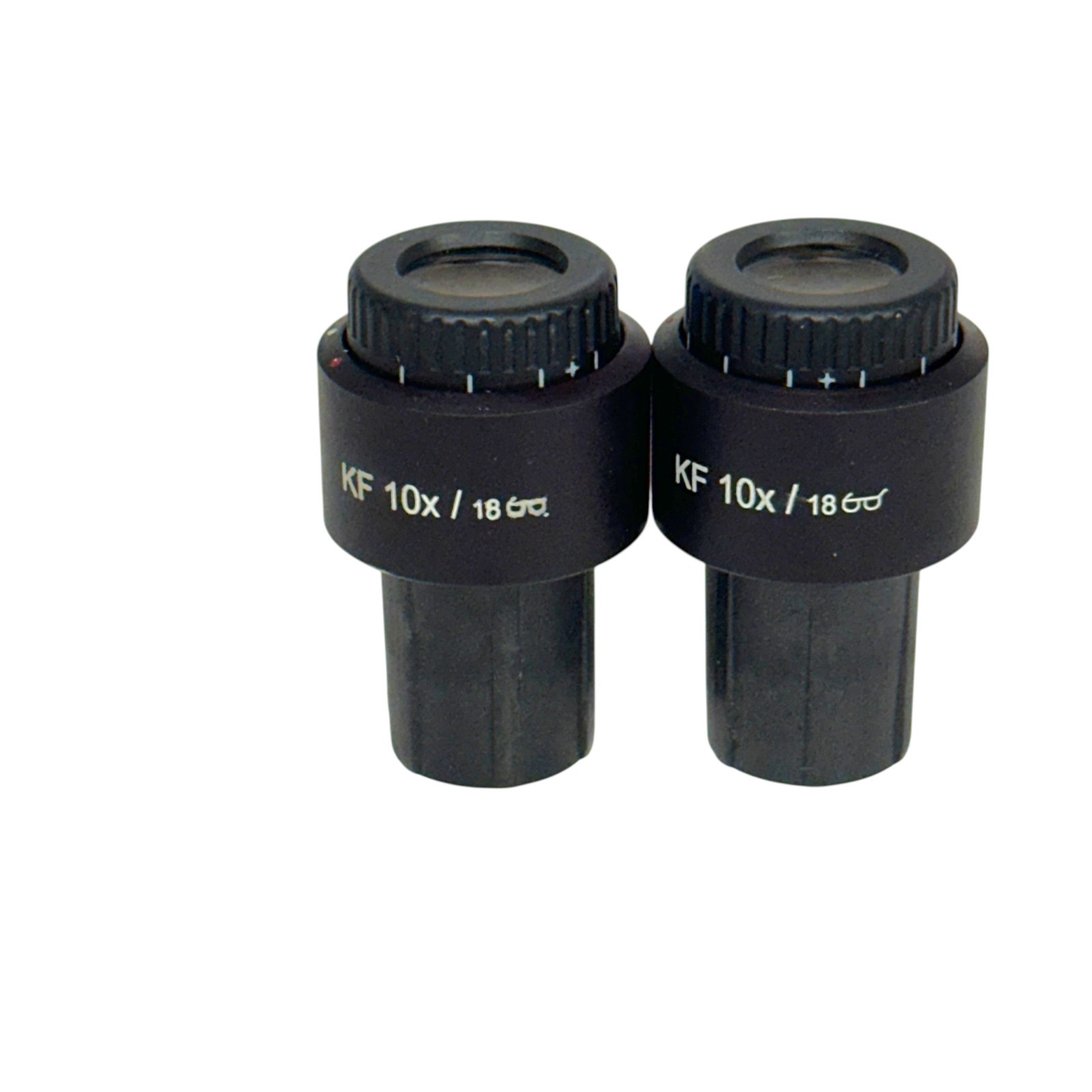 Pair of Carl Zeiss KF 10x/18 Microscope Eyepiece Lens 46 40 27 Made in Germany
