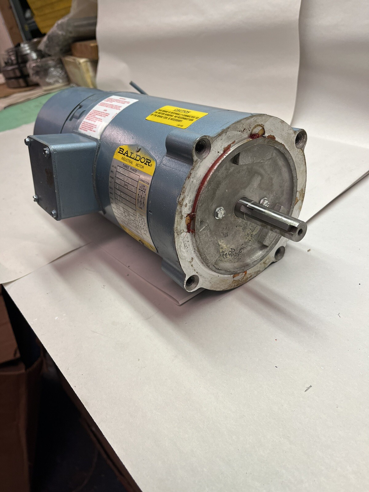 BALDOR,VBM3538,BRAKE MOTOR 1/2HP 3PH 1725RPM 56C