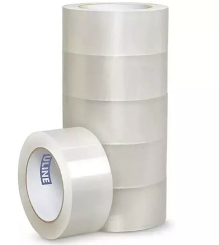 Uline Clear Industrial Packing/Shipping Tape 6 Rolls – 2 Mil, 2″ x 110 yds S-423