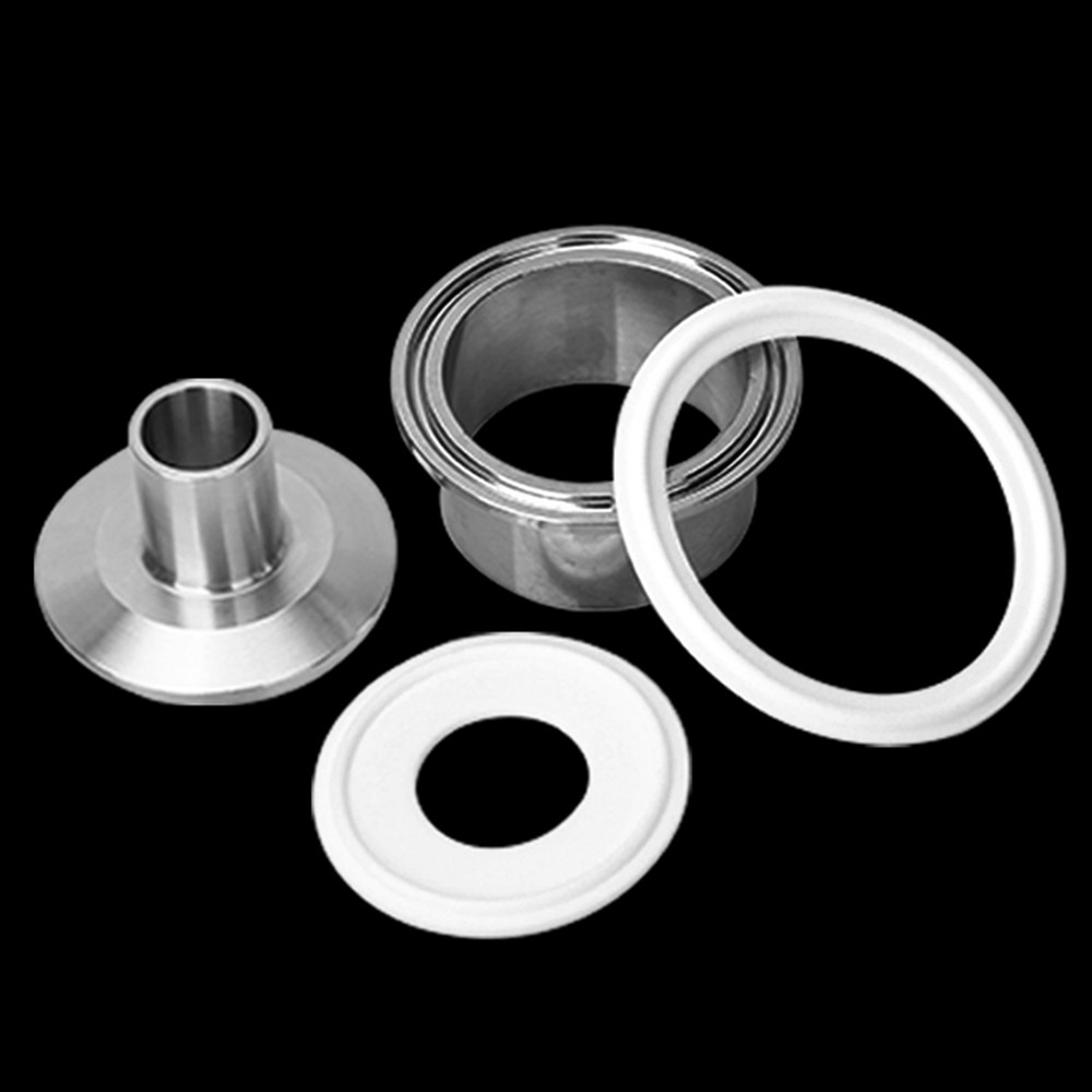 Silicone / PTFE Sanitary Clamp Gasket ID 15-197mm Tri Clamp Ferrule Pipe Fitting