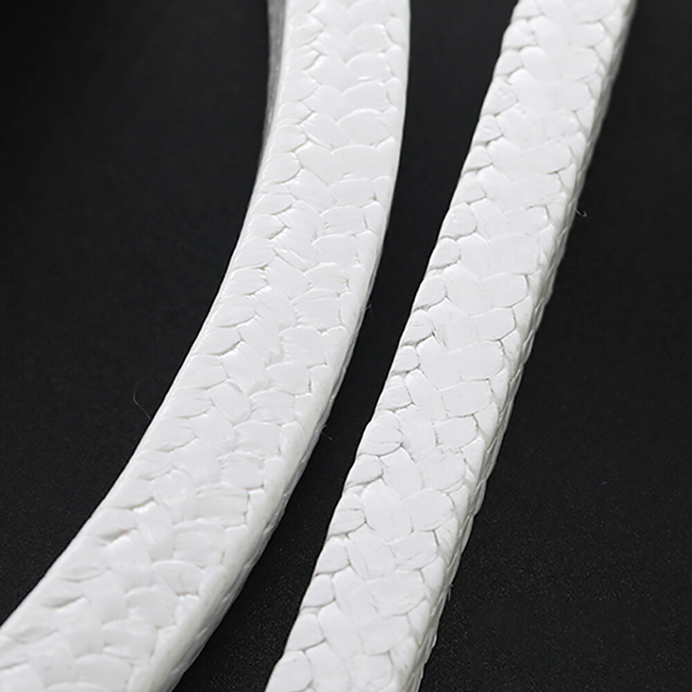 Gland packing /rope/braided Pure PTFE Sizes 4mm to 30mm Rope Shaft seal 1m long