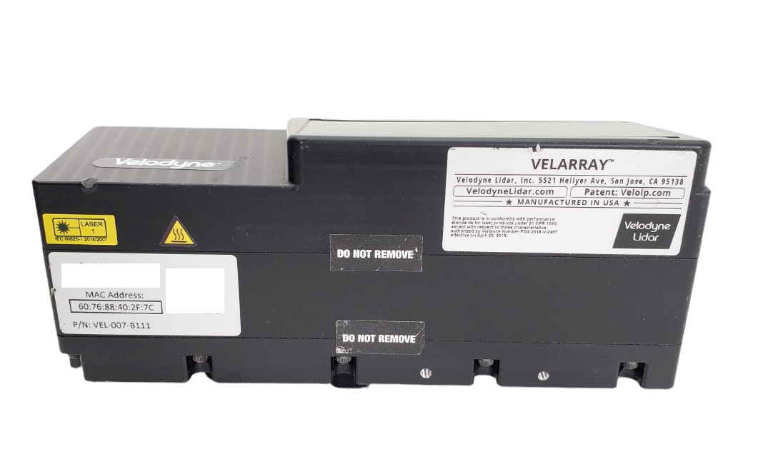 Velodyne Velarray H800 Lidar Sensor MPN VEL-007-B111