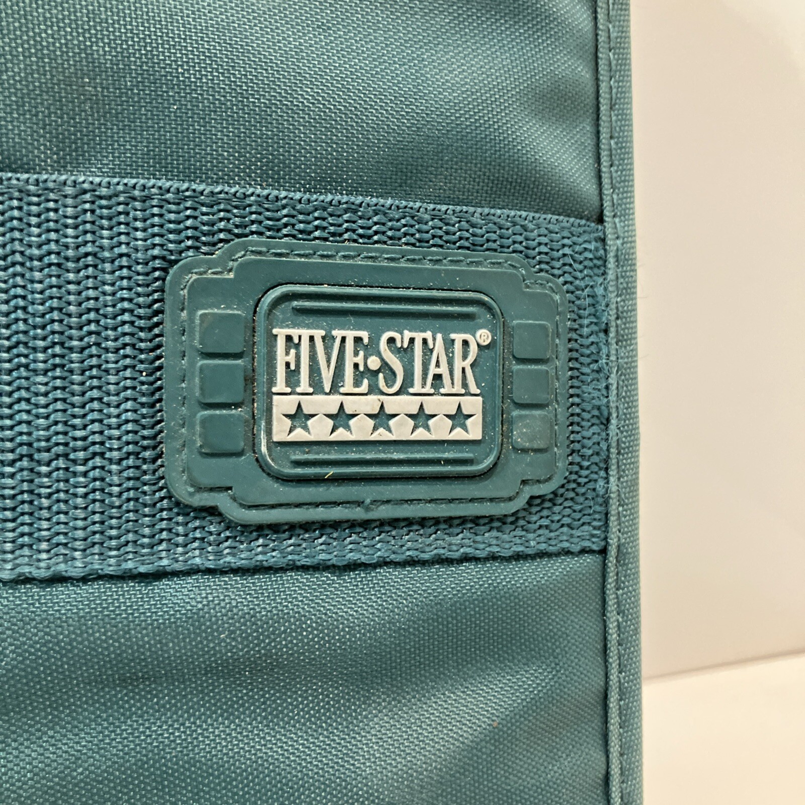 Vintage 90s Mead Five Star Green Teal 3 Ring Trapper Keeper Starter Folders