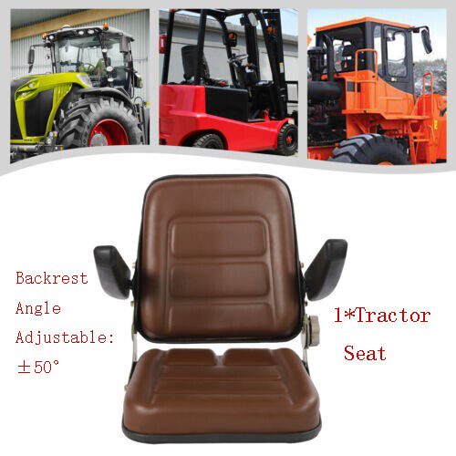 Tractor Forklift Seat SUSPENSION FORKLIFT SEAT with Adjustable Backrest+Armrest