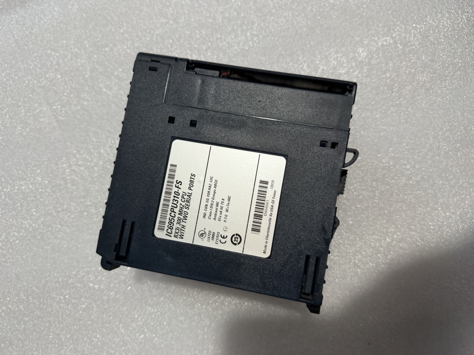 GE Fanuc IC695CPU310 RX3i PLC CPU Processor Module 300MHz Dual Serial Ports