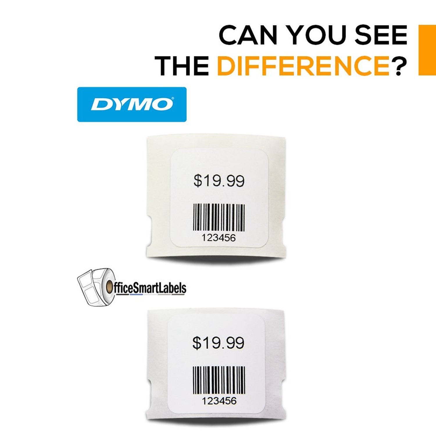 OfficeSmartLabels – 1″ x 1″ Multipurpose Labels, Compatible with 30332 (12 Ro…